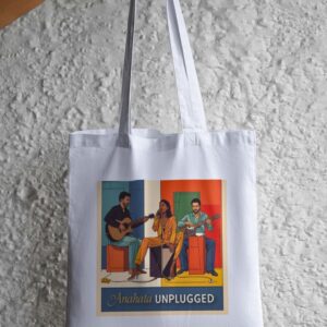 Anahata Unplugged Illustrated Music Art Tote Bag