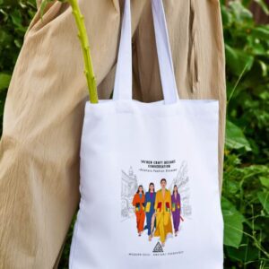 Anahata Fashion Showcase Architectural Line Art Tote Bag