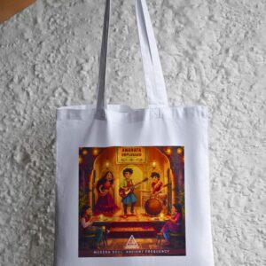 Anahata Unplugged Folk Digital Art Tote Bag